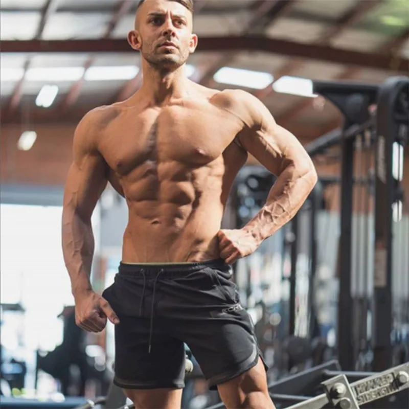 Casual Shorts MEN Sweatpants Male (6)