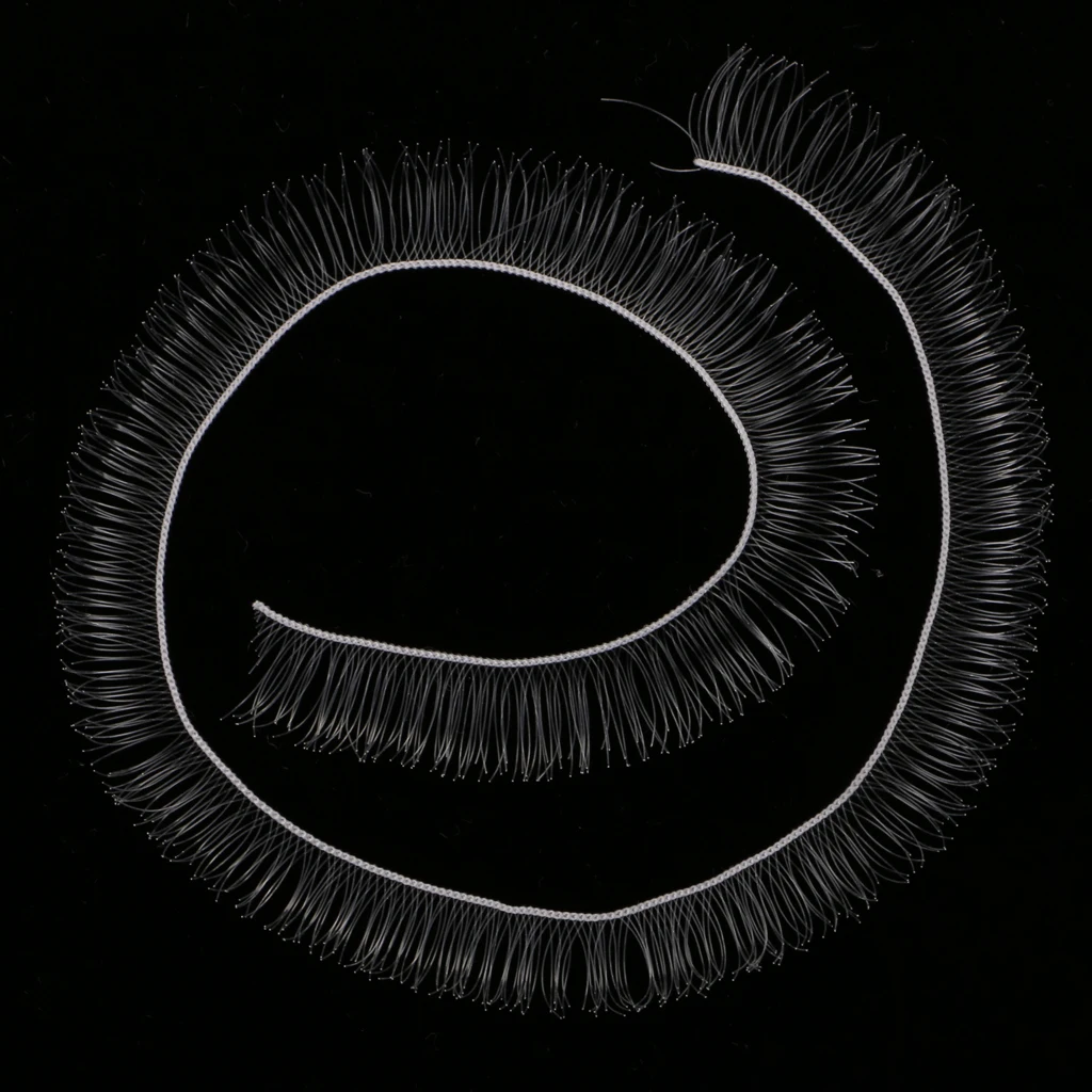 200Pcs Soft Plastic False Eyelashes Eyelash Strips for BJD Baby Dolls Eye Make up 200*8mm Various Colored