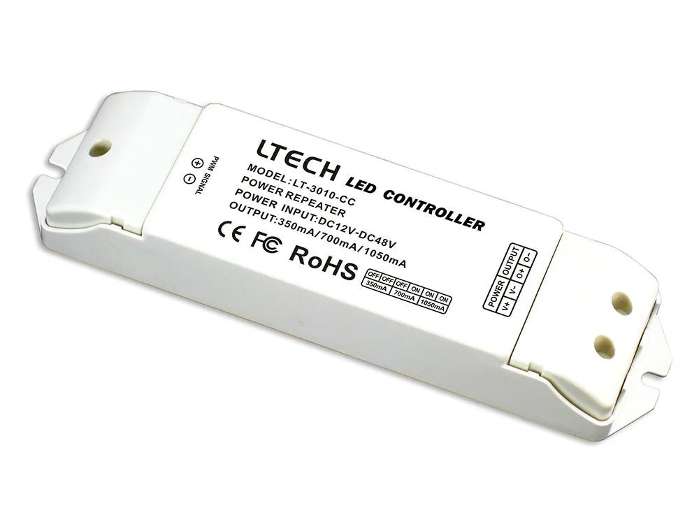 

LT-3010-CC;LED CC Power Repeate;DC12-48V input;CC 350/700/1050mA 3 in 1 *1CH output