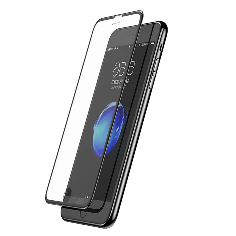 2Pcs Screen Protectors for iPhone 8 plus 7 6 Tempered Glass Universal 4.7 inch 5.5 Black White Film J16D2 | Мобильные телефоны и