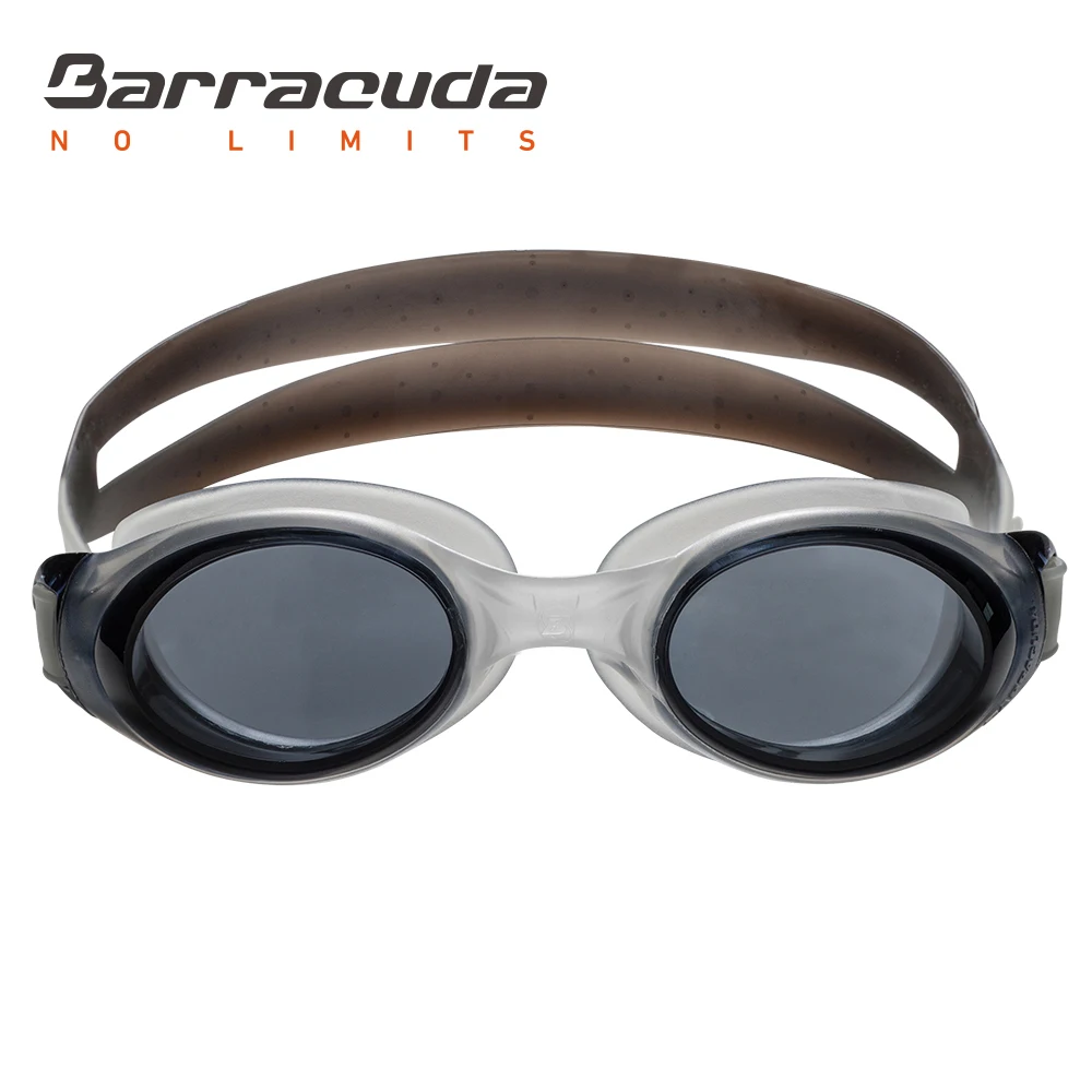 Очки для плавания Barracuda наклонные линзы цельная оправа анти туман УФ Защита