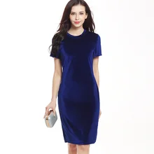 

Velvet Dress Summer Party Dresses Vestido De Festa Vestidos Robe Femme 2017 Women Plus Size Cheap Clothes China Jurken Pencil