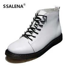Men’s Vintage Boots Leather Winter Autumn Motorcycle Boots Mens Lace Up Flat Ankle Boot Comfort Oxfords Shoes AA20210
