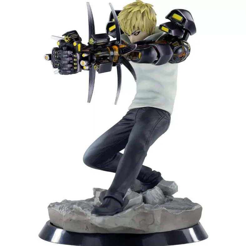 Япония Аниме extra ONE PUNCH MAN Genos фигурка Коллекция Модель игрушки Рождественский подарок B19