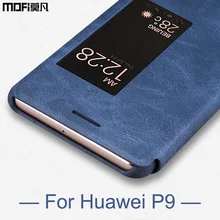 Huawei P9 чехол Huawei P9 крышка флип роскошные кожаные MOFI оригинальный Folio гладкой смартфон P9 Обложка Huawei P9 случае