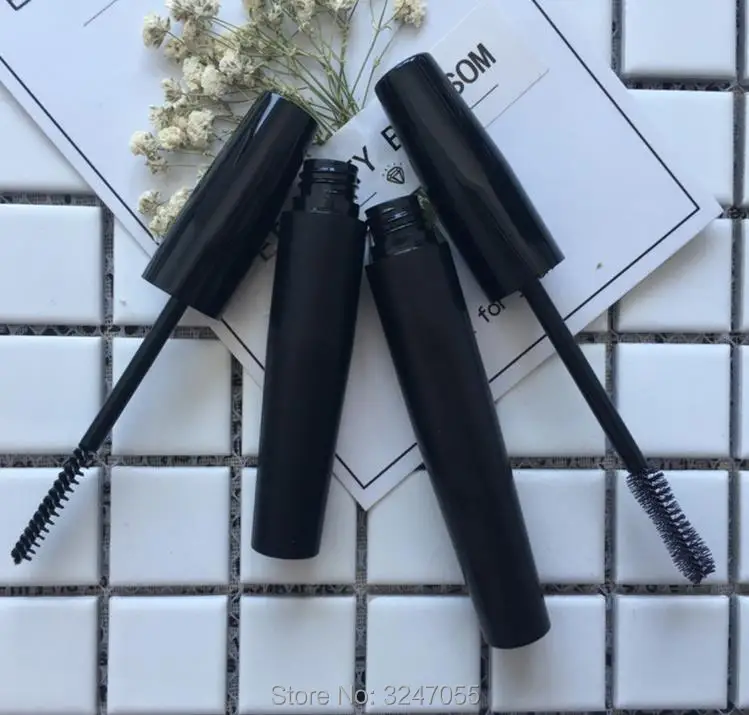 Diy Eyebrow Mascara 5ML 7ML 40pcs/lot Black Empty Aluminum Mascara Tube,DIY High end