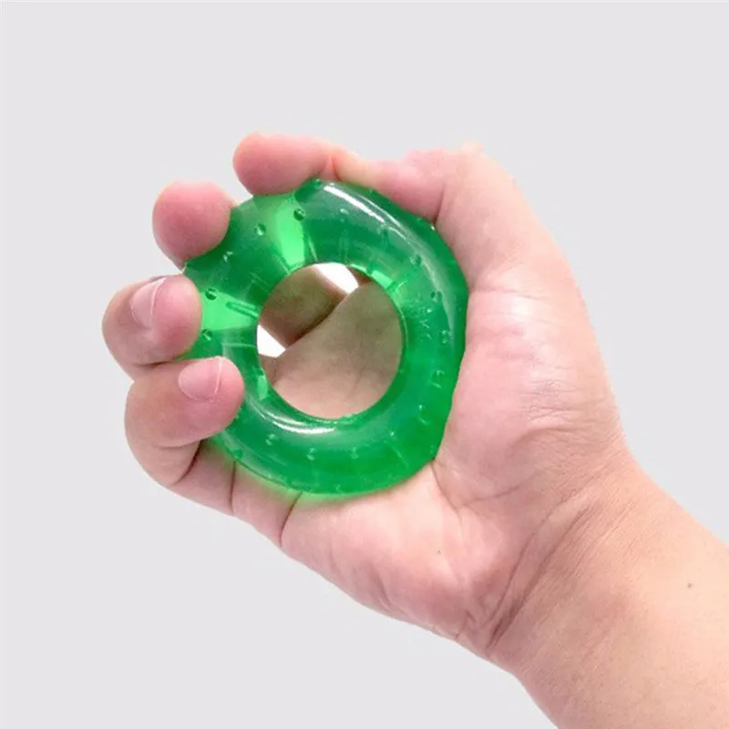 

New 35KG PVC Ring Grip Hand Gripper Device Strength Forearm Muscle Training Hand Grip Strengthener Rehabilitation Finger
