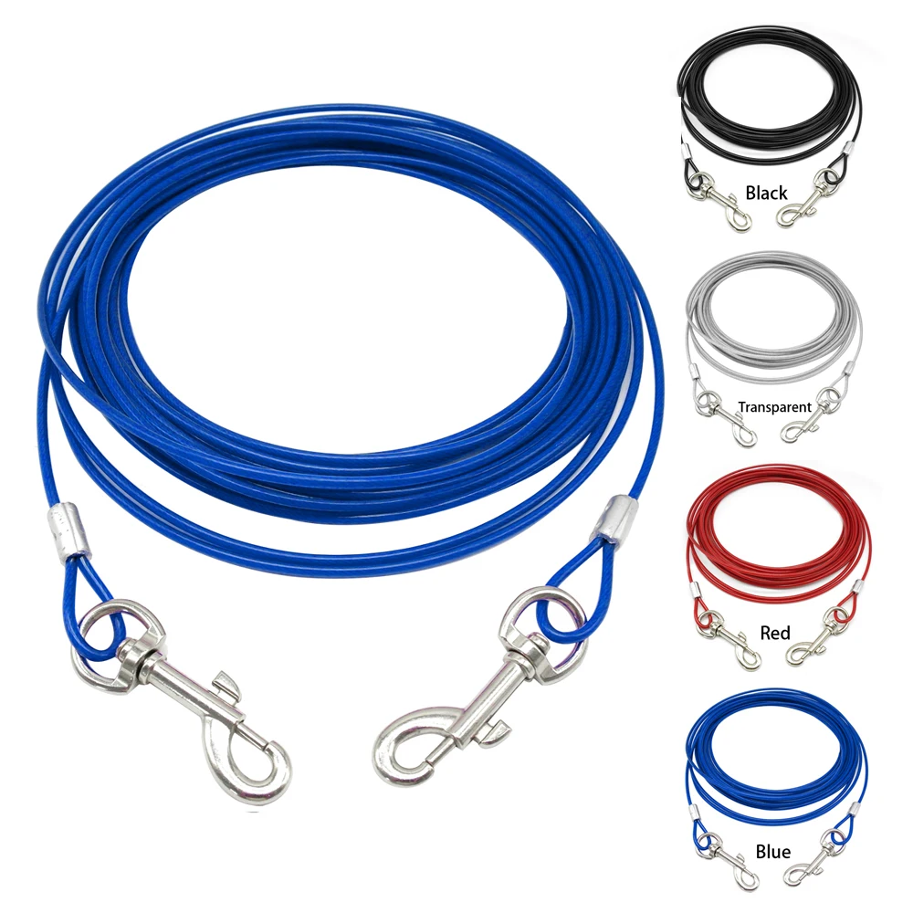 leads for yards tie out cable lead leash extention chew proof wire for outdoor yard cing leads for yards tie out cable lead leash extention chew proof wire for outdoor yard cing