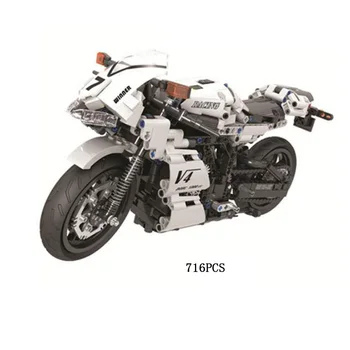 

Simulation technics 1:6 scale V4 Speed Motorcycle moc building block assemble model bricks toys collection for adult gifts