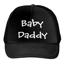 Детский костюм с рисунком "Письма папы" с принтом бейсбольная кепка бейсболка для женщин и мужчин унисекс сетка регулируемый размер черный белый Прямая поставка M-37