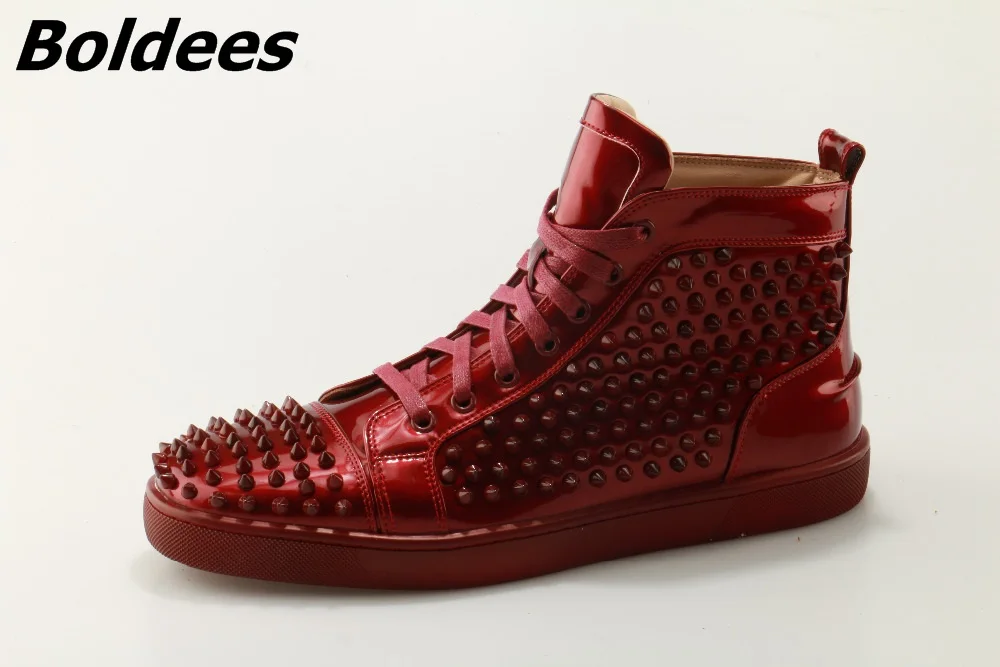 Red Rivet Loafers (2)