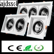 LED Super Bright Recessed square LED Dimmable Downlight COB 10w 20W 30w LED Spot light LED decoration Ceiling Lamp AC110V 220V 1pcs 10w 20w 30w 110v 220v led dimmable ceiling downlight recessed led wall lamp spot light with led driver for home lighting