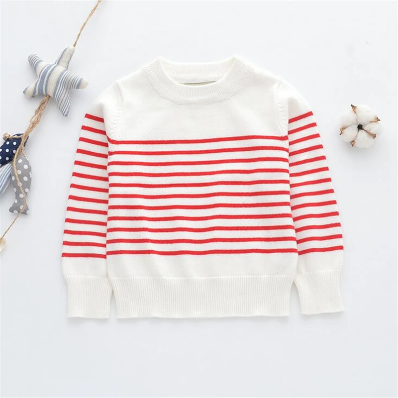 

Newborn Baby Boys Girls Knitting Shirt Baby Boys Casual Sweater Long Sleeve O-neck Clothes Children's Warm Sweater
