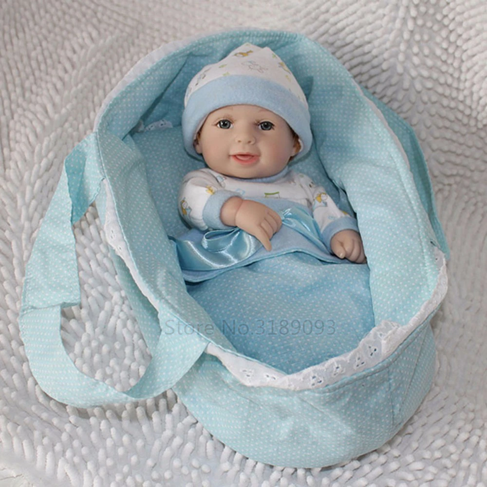 

28cm Lifelike Soft Silicone Reborn Baby Doll Fashion kids Playmate Gift For Girls Baby Soft Toys For Doll Bebe Reborn Gift