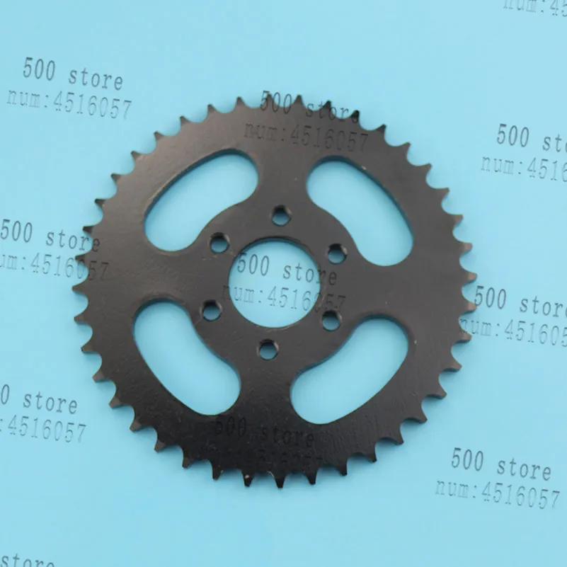

free shipping good quality Black Steel sprocket 428 40T tooth 37 mm 6 hole rear chain sprockets for 4 wheel ATV Motorcycle