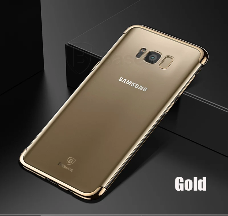 Baseus Transparent Case For Samsung Galaxy S8 Cases 360 Electroplating Hard Plastic Shell Cases For Galaxy S8 S8 Plus Case (16)