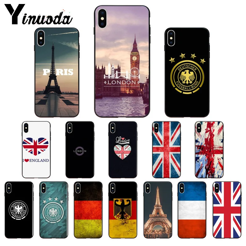 Мягкий чехол Yinuoda из ТПУ для iPhone X XS MAX 6 6s 7 7plus 8 8Plus 5|Бамперы| |