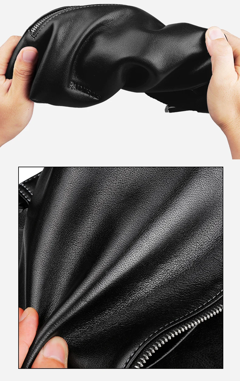 Genuíno dos homens saco Crossbody Couro bolsa
