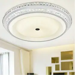 Современные круглые светодиодные потолочные светильники AC85V ~ 220 V Новый дизайн современной жизни потолочный светильник акрил спальня