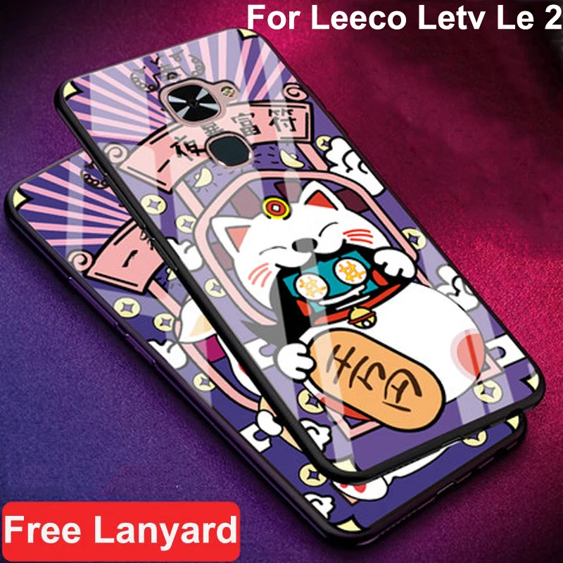 

For Leeco Letv Le 2 X526 case Luxury tempered glass + soft edge back cover 5.5'' For Leeco Letv Le 2 le2 X522 glass cases shell