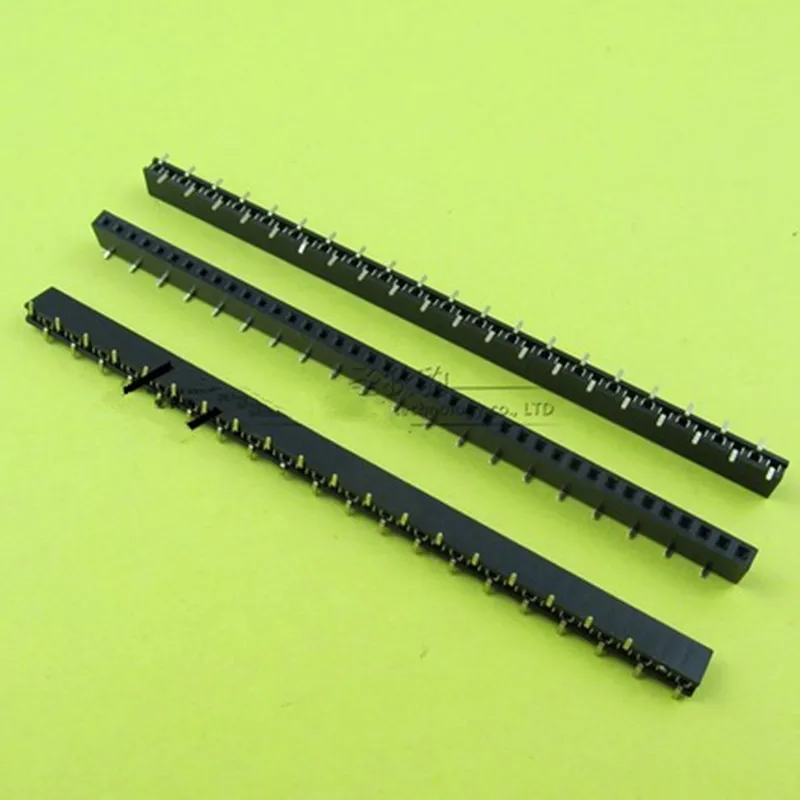 

10PCS 2.0 SMD Single Row Female / Connector Pin Header / SMT Single Row Mother / 1X40p Vertical Patch Plastic Height 4.3MM