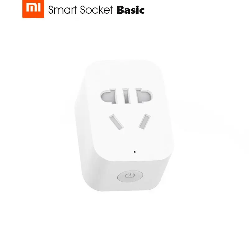 

Original Xiaomi Mi Smart Socket Basic Edition WiFi Cute Mini High Temperature Protection Input 90-250V Max 2200W 10A