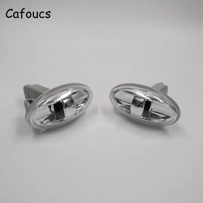 

Cafoucs 2Pcs Auto Turn Signal Side Repeater Lamp For Citroen C3 C5 for Peugeot 206 207 307 407
