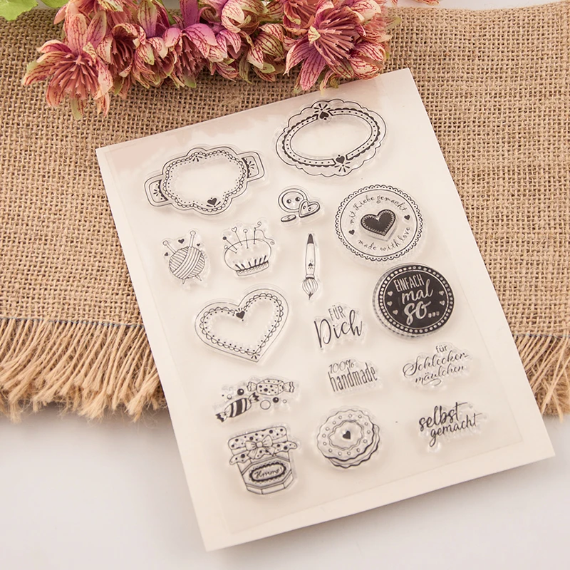 

ZFPARTY Sugar Transparent Clear Silicone Stamp/Seal for DIY scrapbooking/photo album Decorative card making