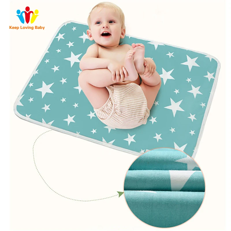 Newborn Baby Reusable Mattress Waterproof Diapering Changing Pads