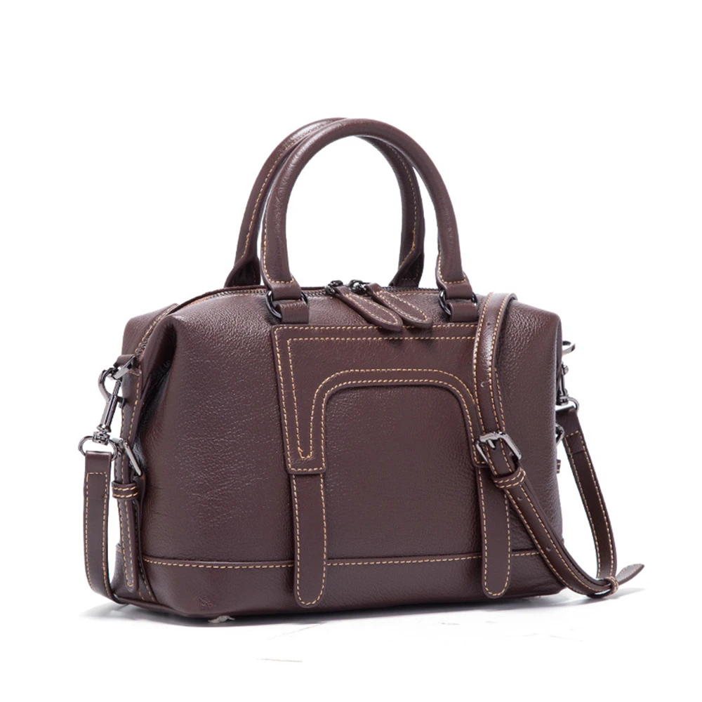 

Vintage Style Women Fashion Shoulder Bag Split Leather Soft Handbag Designer Crossbody Bag for Lady