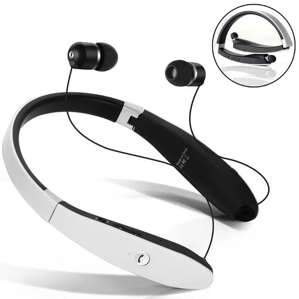 

SX-991 Sports Folding Telescopic Wired Bluetooth 4.1 Stereo Earphones Headphone