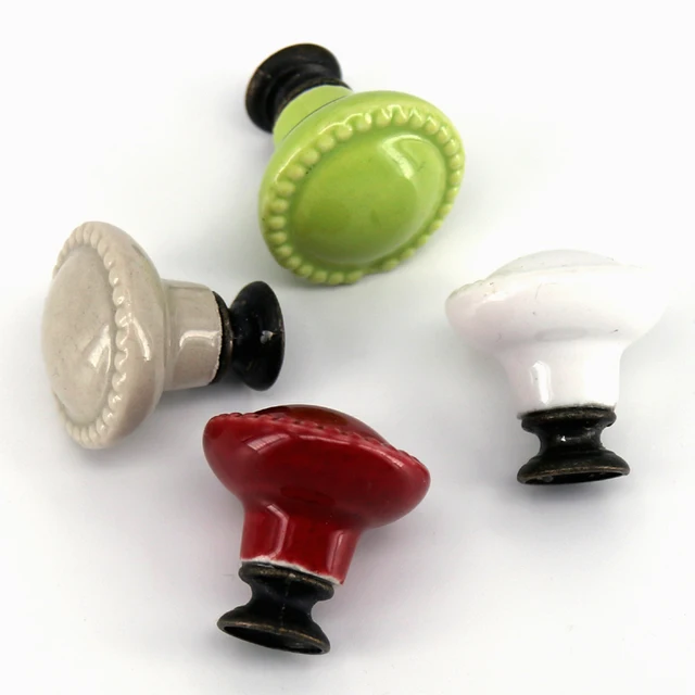 Best Offers 8PCS Ceramic Button Knobs Kitchen Furniture Cabinet Dresser Drawer Pulls Handles Single Hole Knob Best Offers 8PCS Ceramic Button Knobs Kitchen Furniture Cabinet Dresser Drawer Pulls Handles Single Hole Knob