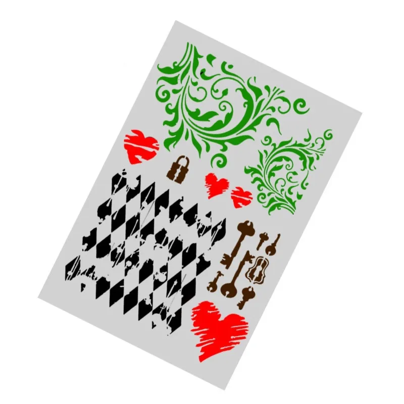 

DIY Painting A4 Size Art Stencil Template For Wall Painting Scrapbooking Stamping Photo Album Decorative Embossing Paper Cards