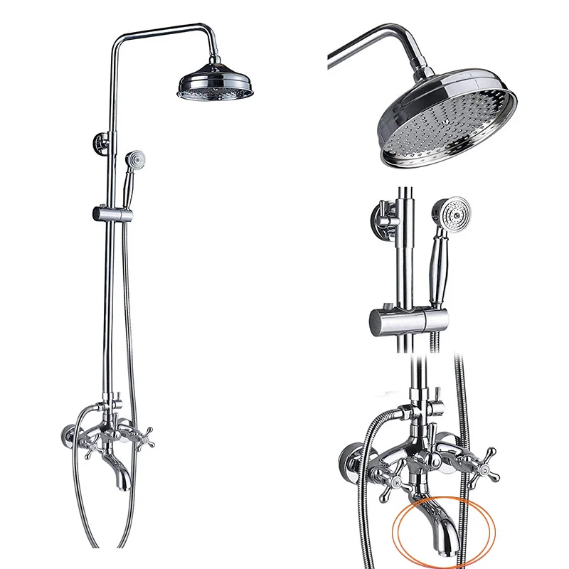 Chrome Shower Set C