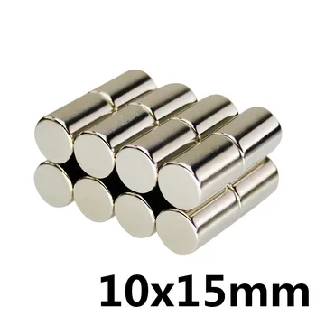 

10pcs 10 x 15mm N35 Strong Neodymium Magnets 10mmx15mm Automobile Engine Oil Filter Strong Magnet Economizer Craft