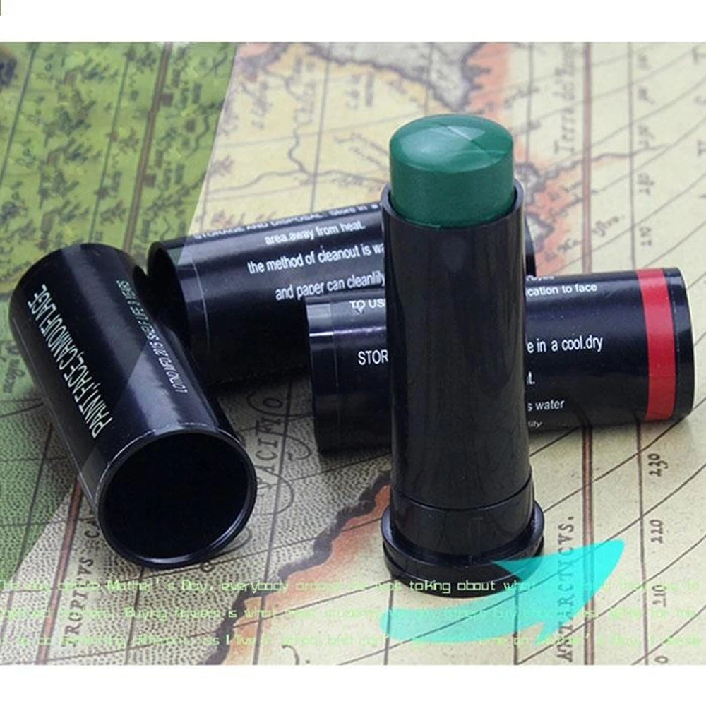 

1Pcs Multicolor Outdoor Tactical Military Camping Paint Face Camouflage Oil Suitable for Hunting Real CS Games