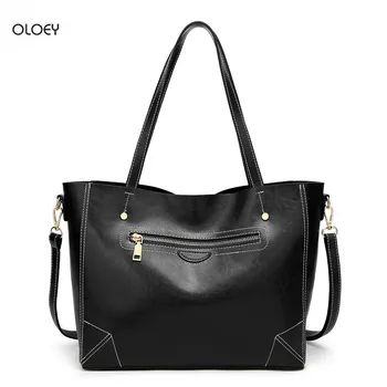 

2018 new fashion handbags shoulder bag Messenger bag handbag large-capacity leather business bag