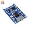 5Pcs Micro USB 5V 1A TC4056A 18650 Lithium Battery Charger Board Module With Protection Dual Functions LED Indicator 4.5~5.5V ► Photo 1/6