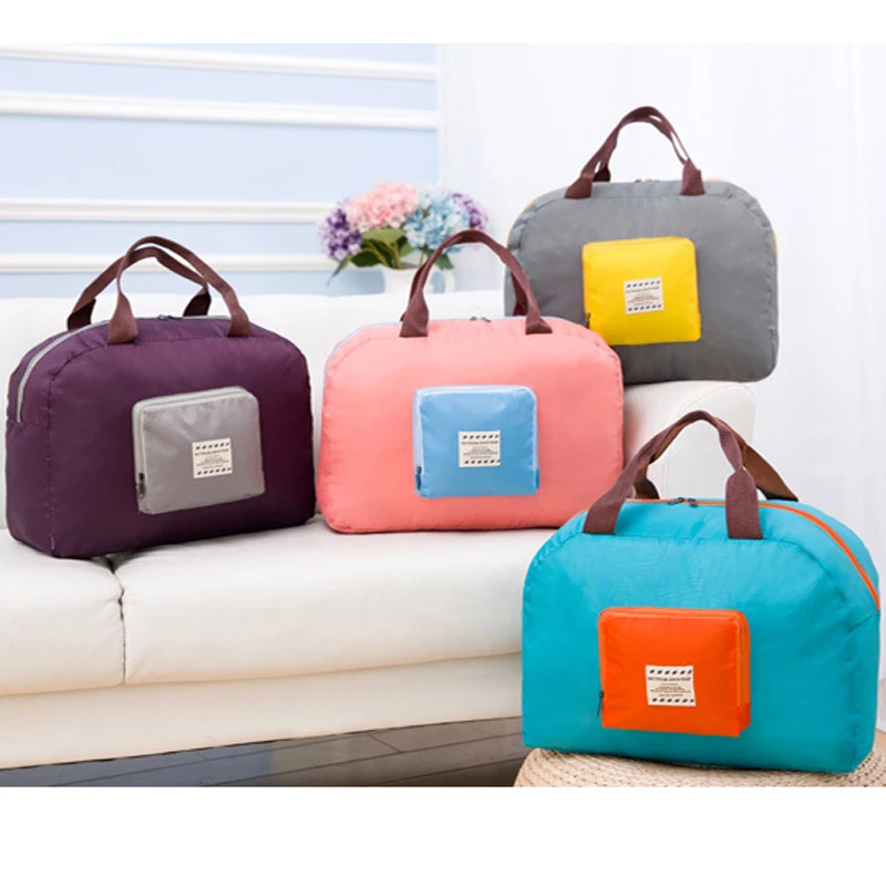 Foldable Gym Bag Women Small Lightweight Travel Duffel Waterproof Yoga Sport Bag Packable Camping Hiking Pack Fitness Handbag