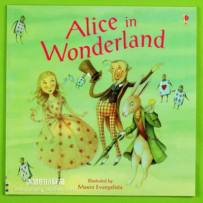 Usborne classic Fairy tales book Alice in Wonderland bedtime picture