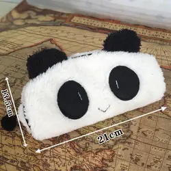 Kawaii панда плюшевая кукла игрушка для монет карандашей сумка кукла панда плюшевая сумка игрушки подарок для детей 21 см