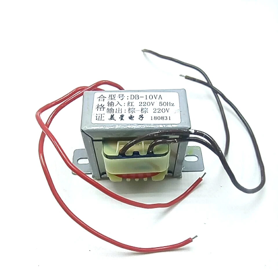 220v Isolation transformer 10W EI48*24 DB10VA 220V to 220V 11