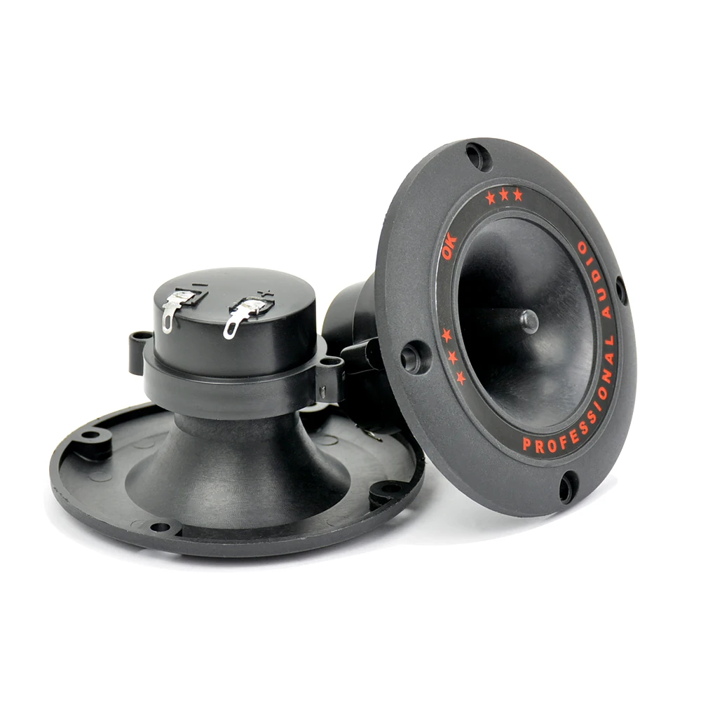 Portable Speakers 2Pcs 4Inch Audio 50W Coil Tweeters Loudspeaker DIY For Home Theater