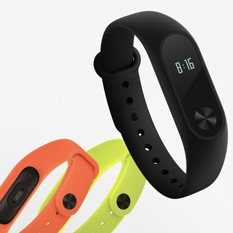 Оригинальный умный фитнес браслет Xiaomi Mi Band 2 OLED с сенсорной панелью монитором сна