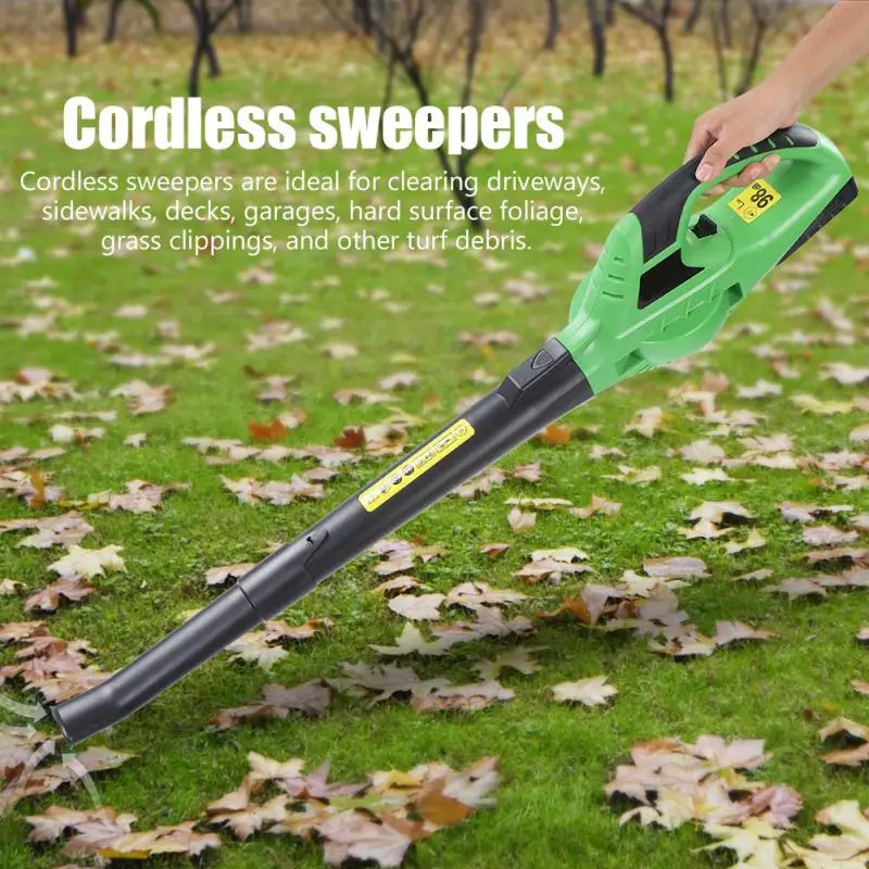 18V Rechargeable Blower Leaf Li ion Cordless Garden Power Tools Leaf Blower Machinery Garden