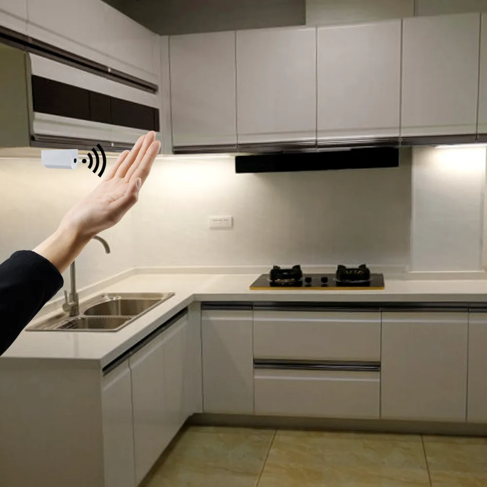 

Hand Scan Sweep Sensor LED Cabinet Light Strip DC 12V Furniture Kitchen LED Light For Home Bedroom Hand Wave Night Lamp
