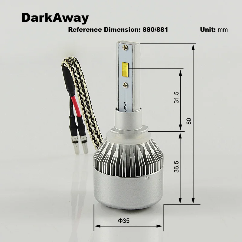 LED Car Headlight LH-C6F-880- 8