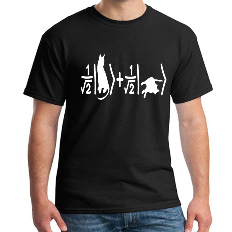 

2019 The Big Bang Theory T-shirt Sheldon Cooper Schrodinger 's Cat T shirt Men Cartoon Anime Print Shirts MJ summer men tshirt