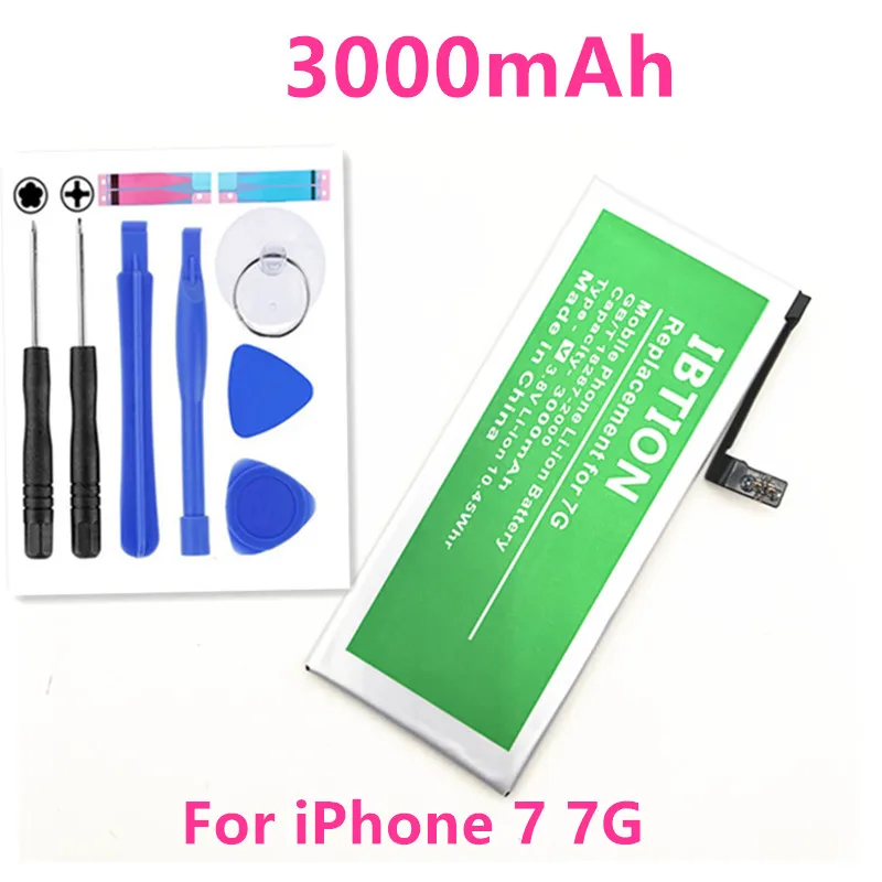 

IBTION 3000mAh Battery For Apple iPhone 7 7G for iphone7 battery With Repair Installation Tools as a gift