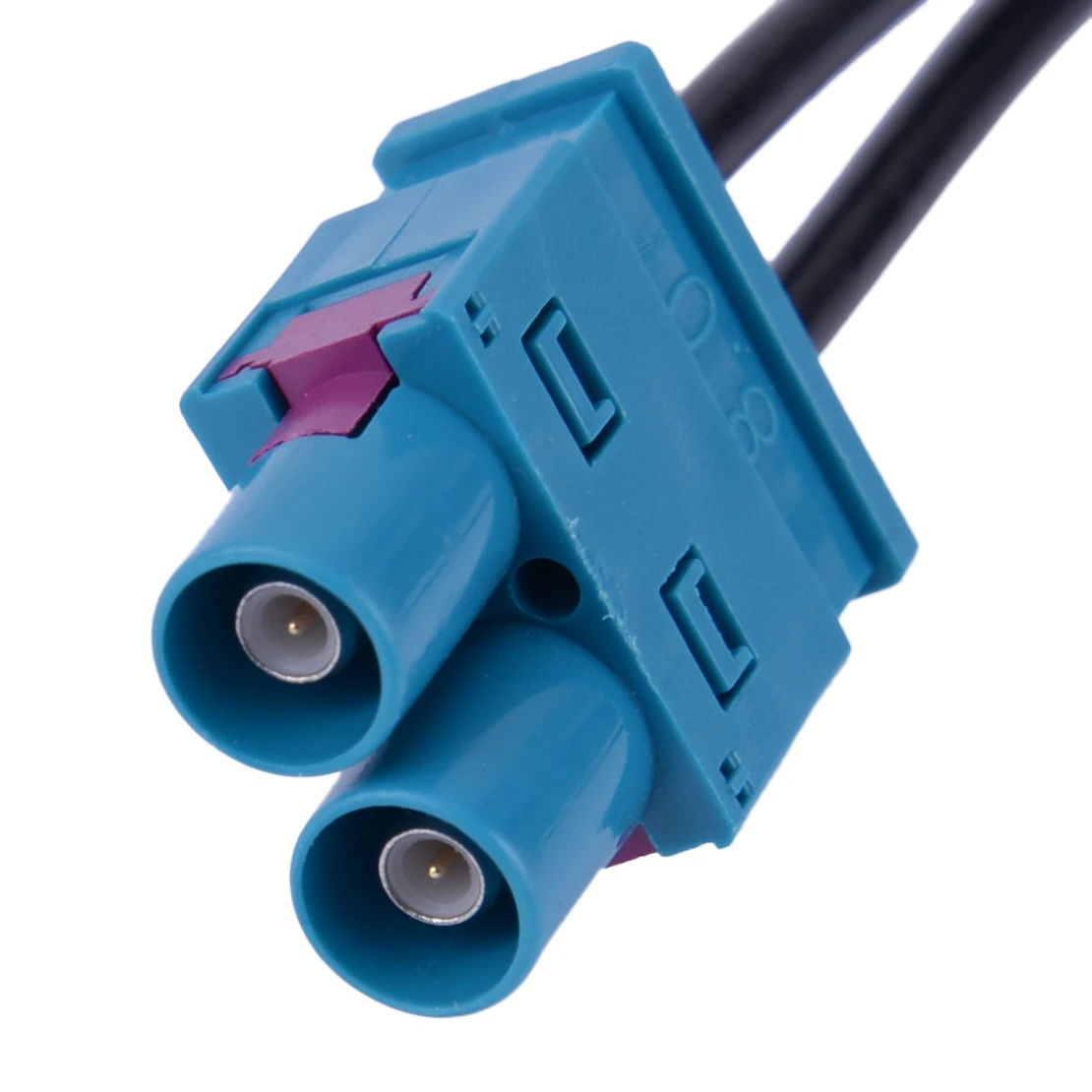 Адаптер радиоантенны 2 в 1 двойной Fakra RNS RCD 510 310 315 210 RCD330 подходит для VW AUDI Mercedes